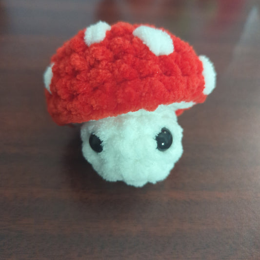 Crochet Small Mushroom Pops