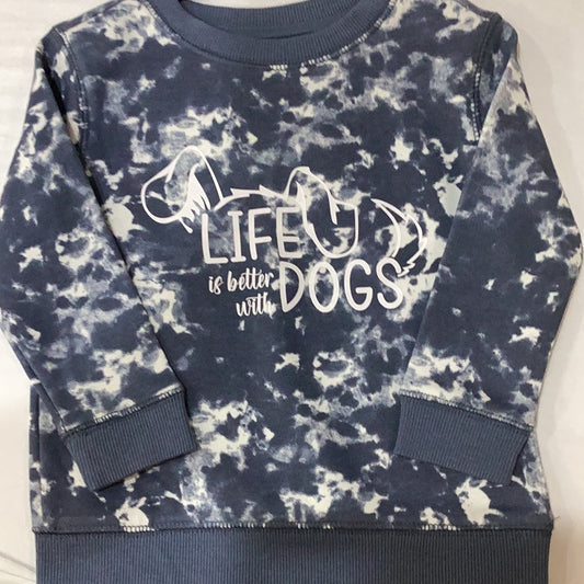 Child’s Crewnecks - Life is better with Dogs