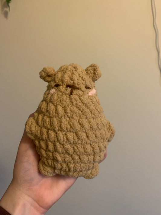 Crochet Sleepy Bear Plushie - 1
