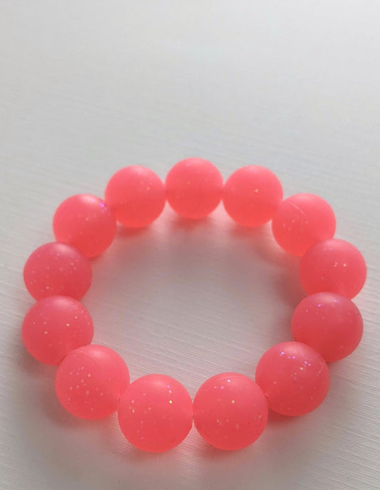 'Watermelon Juice' beaded bracelet by Sun + Moon - 1