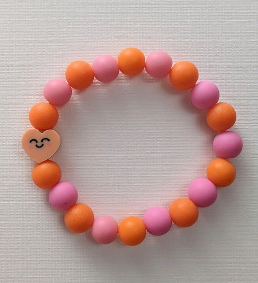 'Bright Happy Hearts' beaded bracelet by Sun + Moon - 1