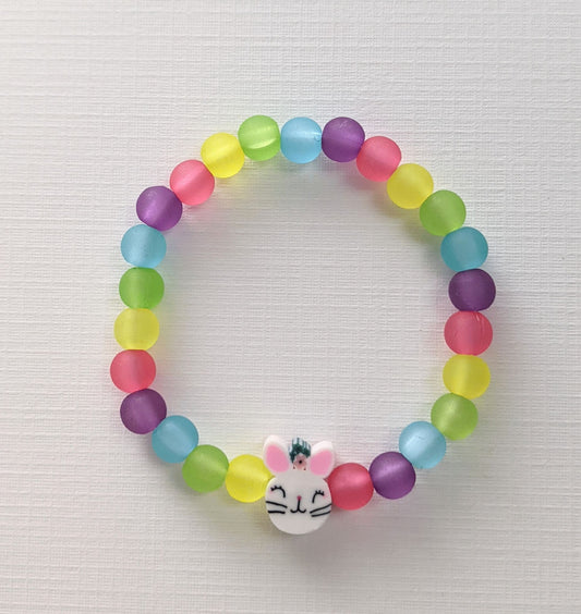 'Hoppy Bunny' beaded bracelet by Sun + Moon - 1