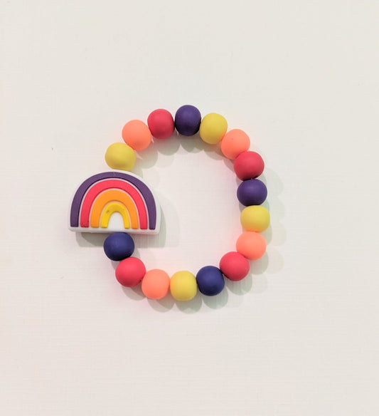 "Skittles Rainbow" beaded bracelet by Sun + Moon - 1