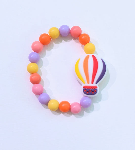 "Skittles Hot Air Balloon" beaded bracelet by Sun + Moon - 1