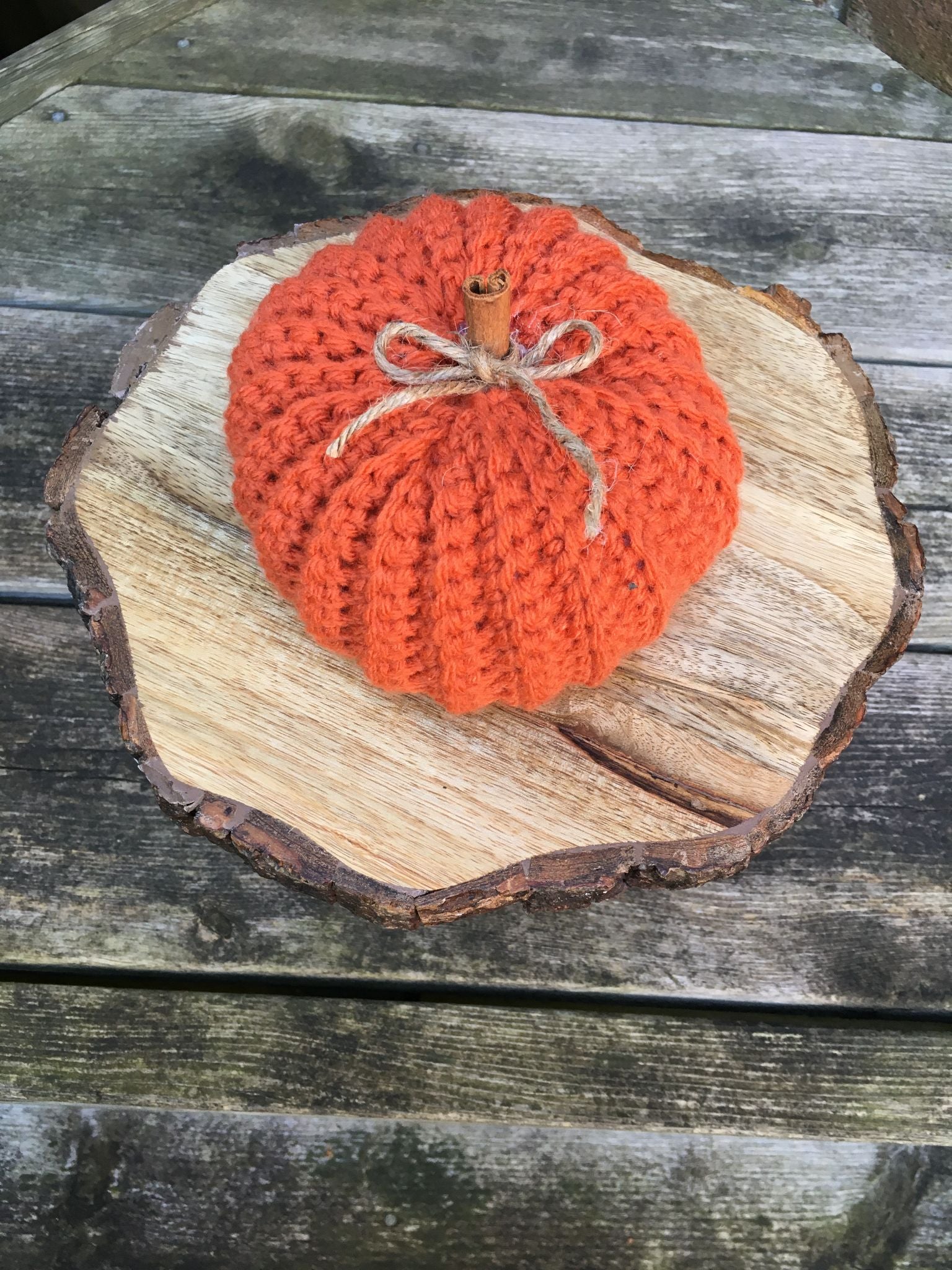 Moes knits Hand Crochet pumpkins - 4