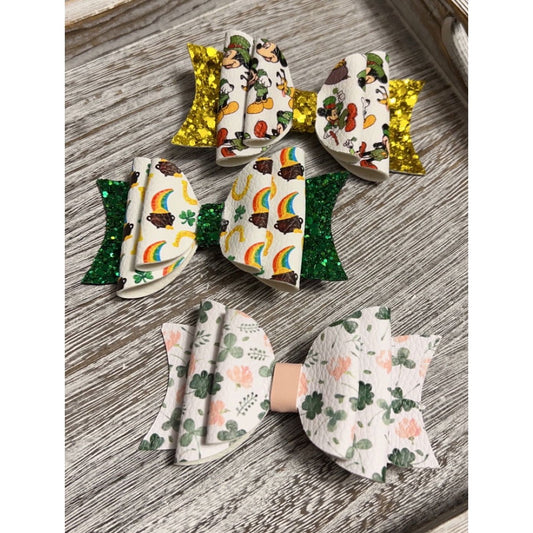 St. Patrick's Day Bows - 1