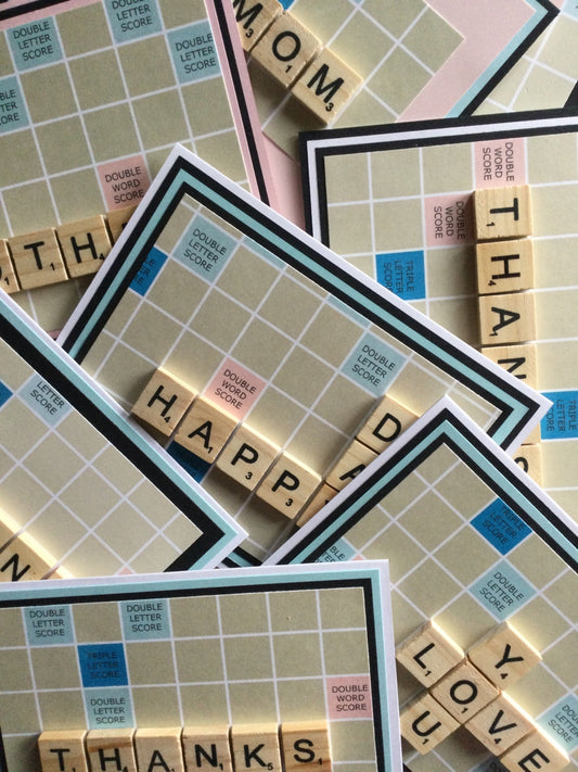 Fun Scrabble Card for Various Occasions Created by Say It With A Card - 1
