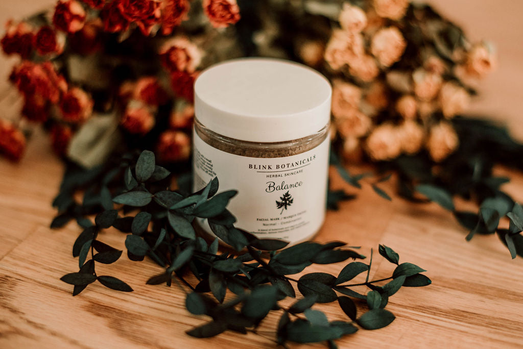 Balance Clay Mask and Harmony Oils by Blink Botanicals  - 1
