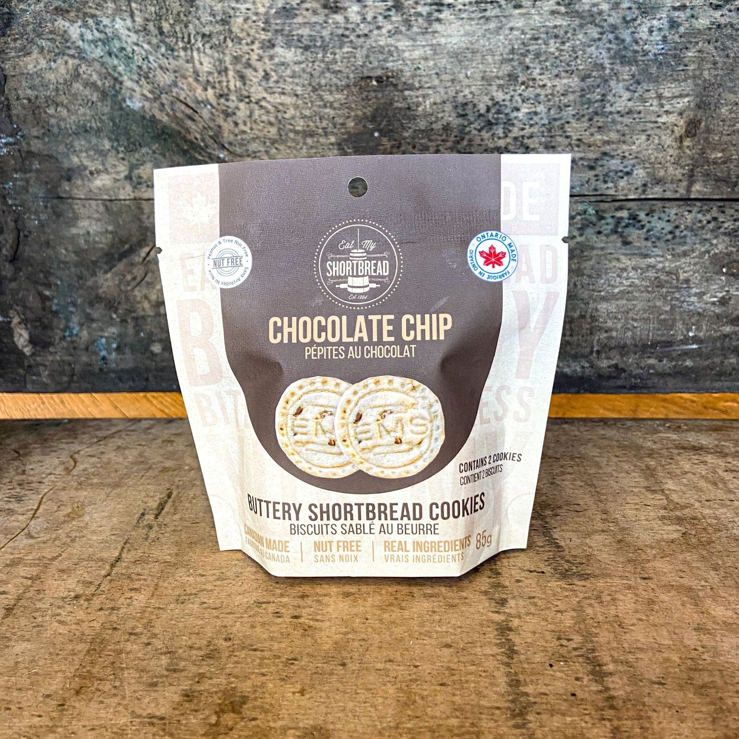 SHORTBREAD ROUND COOKIES SINGLES Original, Toffee, Chocolate Chip - 4