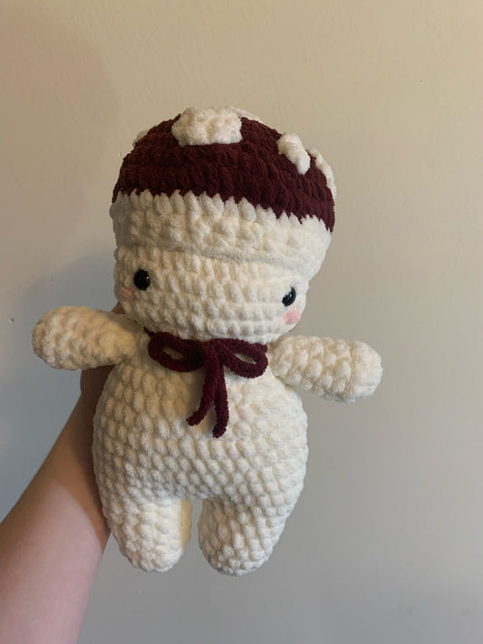 Crochet Mushroom Guy Plushie - 1
