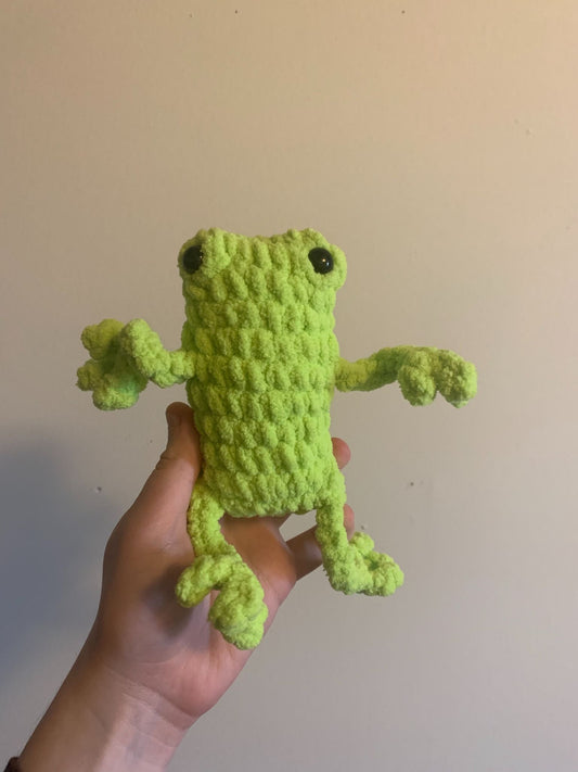 Crochet Leggy Frog Plushie - 1